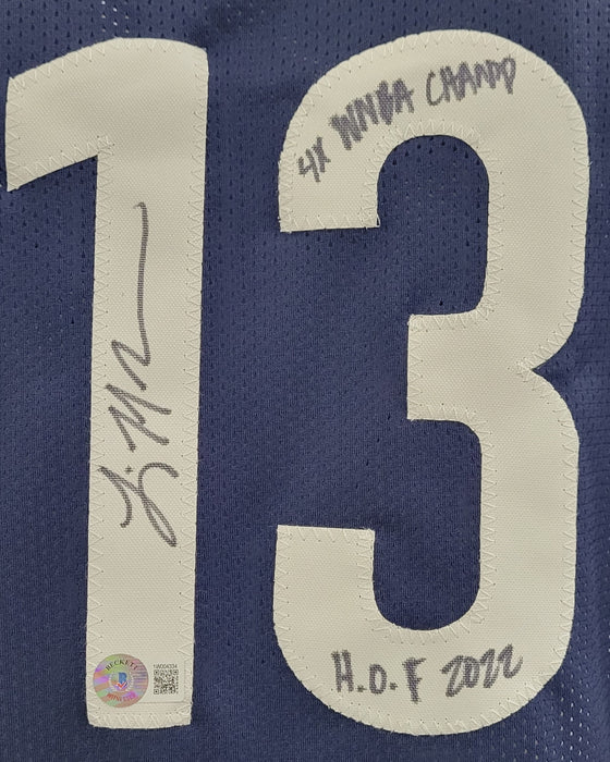 Lindsay Whalen Signed Player Blue Jersey w/ Inscription