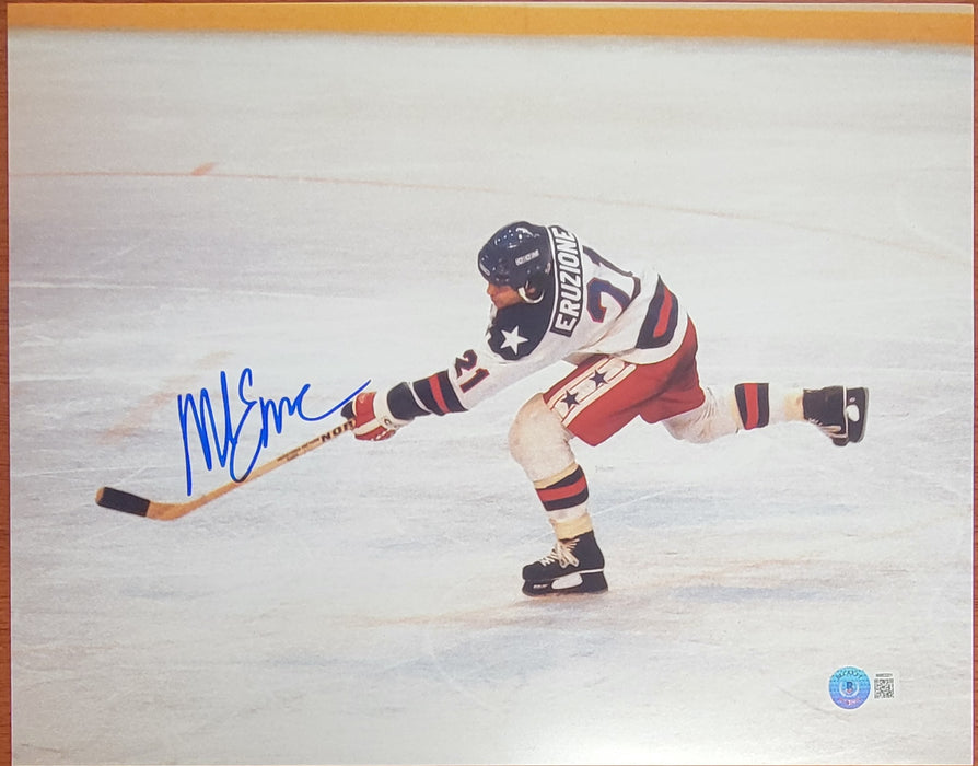 Mike Eruzione Signed 11x14 Photo #2