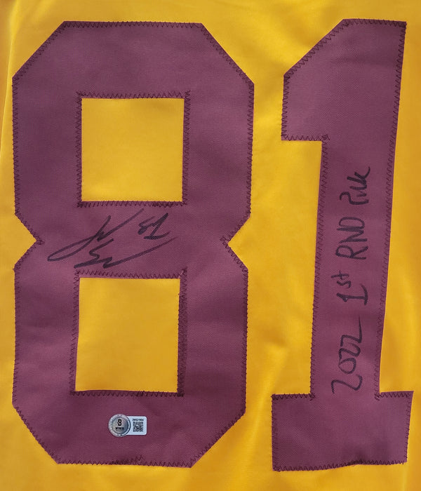 Jimmy Snuggerud Signed & Inscribed Player Gold College Hockey Jersey