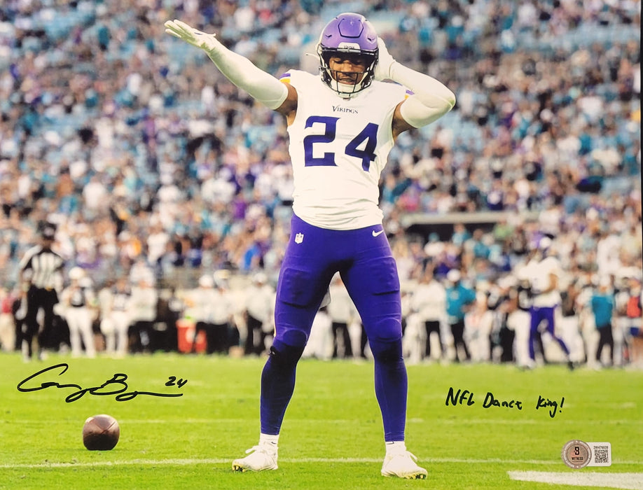 Cam Bynum Signed 11x14 w/ Inscription 'NFL Dance King!'
