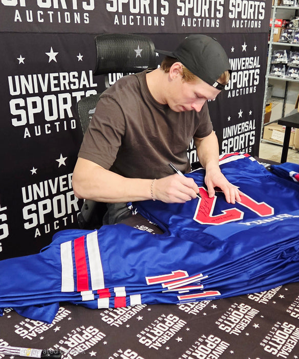 Matt Boldy Signed Blue USA Player Hockey Jersey