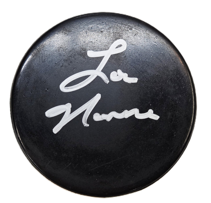 Lou Nanne Signed Puck