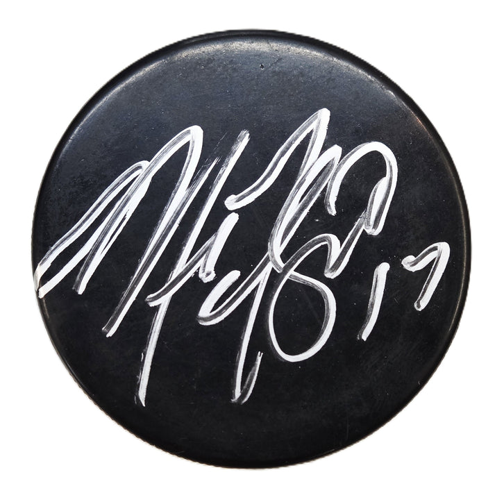 Marcus Foligno Signed Puck
