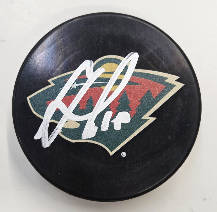 Marian Gaborik Signed Puck