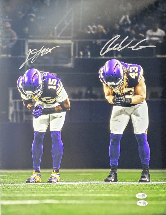 Dallas Turner & Andrew Van Ginkel Signed 16x20 Photo #1