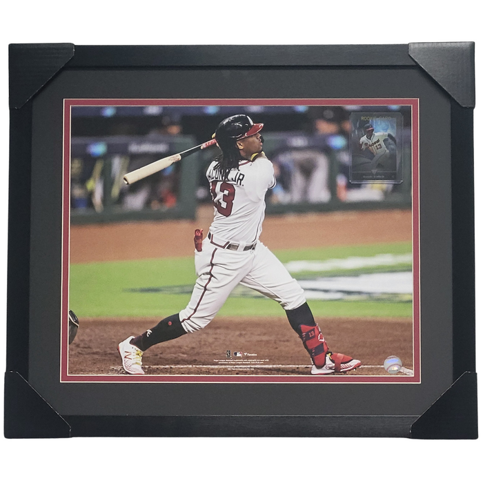 Ronald Acuña Professionally Framed 16x20 Tribute Card Display