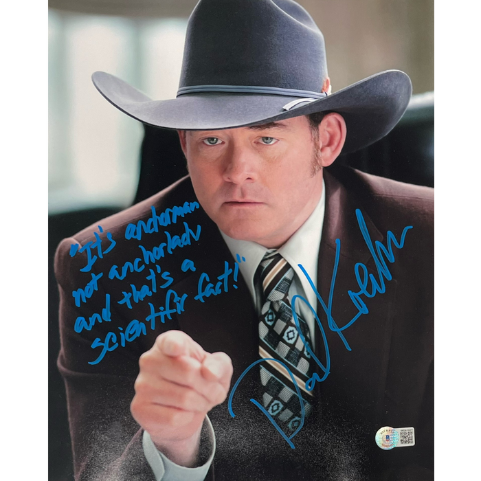 David Koechner Anchorman Signed 11x14 Photo w/ Inscription