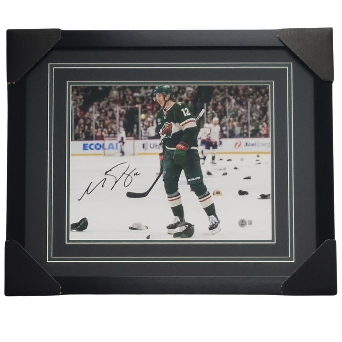 Matt Boldy 'Hat Trick' Signed & Professionally Framed 11x14 Photo #5