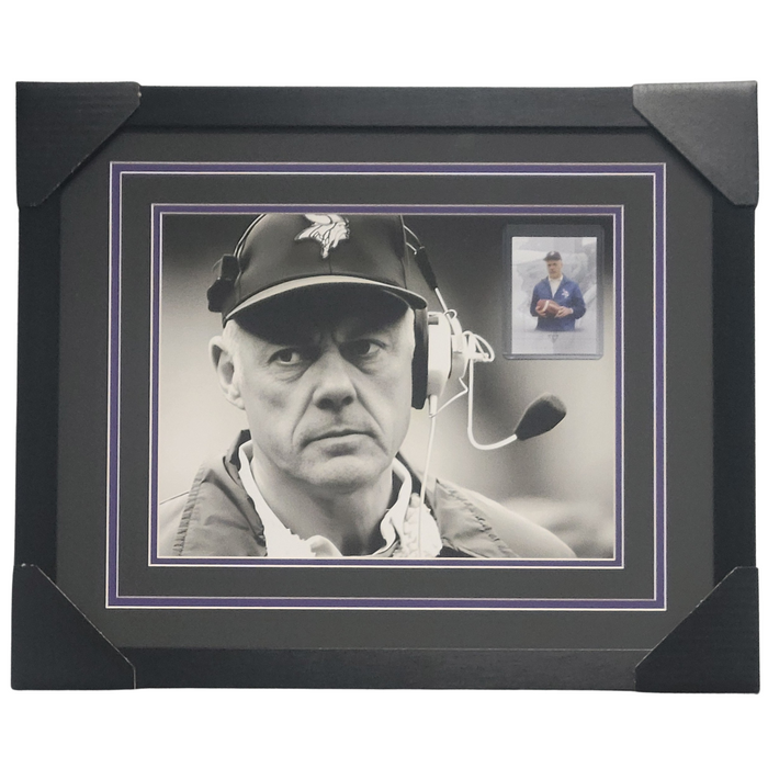 Bud Grant Tribute Card Display Professionally Framed 11x14