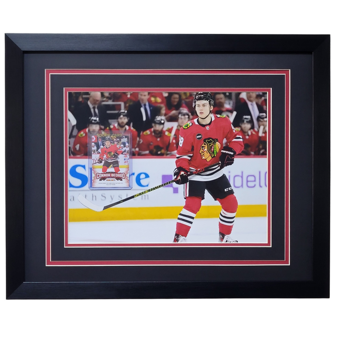 Connor Bedard Professionally Framed 11x14 Rookie Card Display