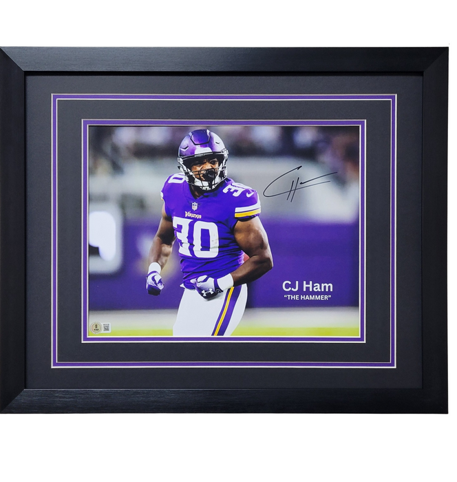 CJ Ham "The Hammer" Signed & Professionally Framed 11x14 Photo #3