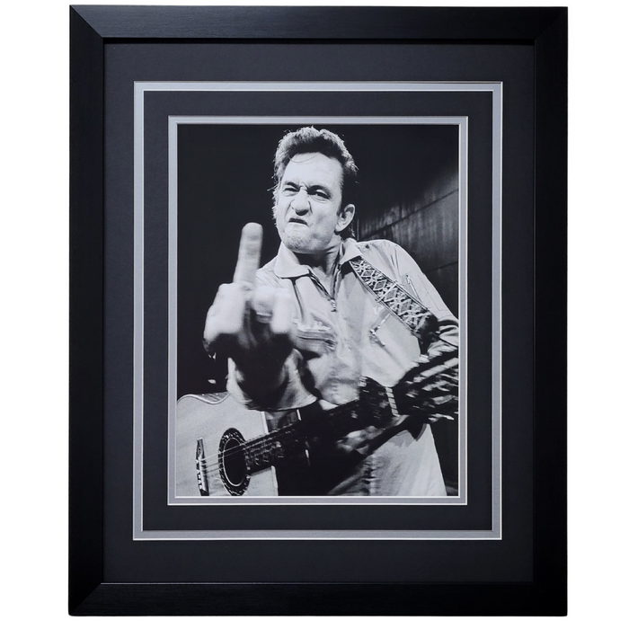 Johnny Cash Framed 11x14 Display
