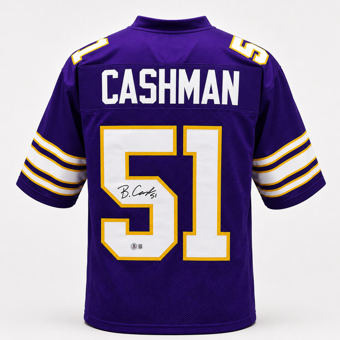 Blake Cashman Signed Throwback Player Football Jersey