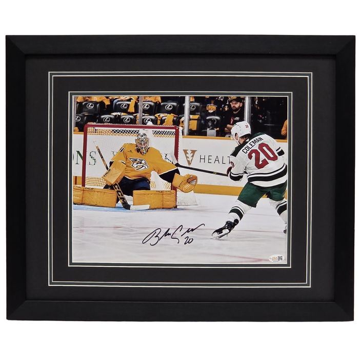 Blake Coleman Signed & Professionally Framed 11x14 Photo