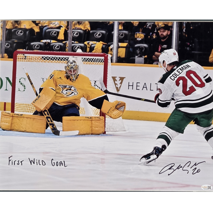 Blake Coleman Signed 16x20 Photo