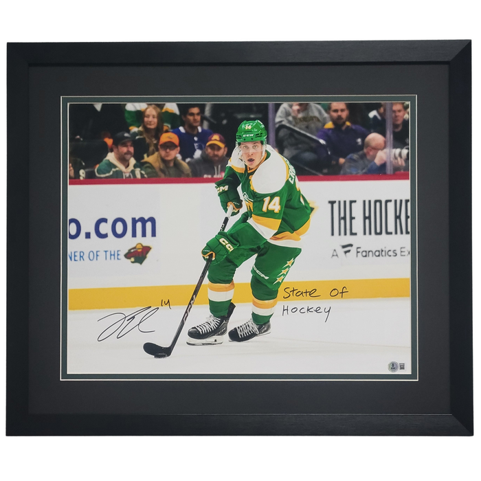 Joel Eriksson Ek Signed, Inscribed & Professionally Framed 16x20 Photo #6 w/ Inscription