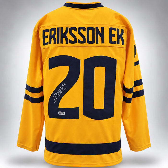 Joel Eriksson Ek Signed Sweden Player Hockey Jersey