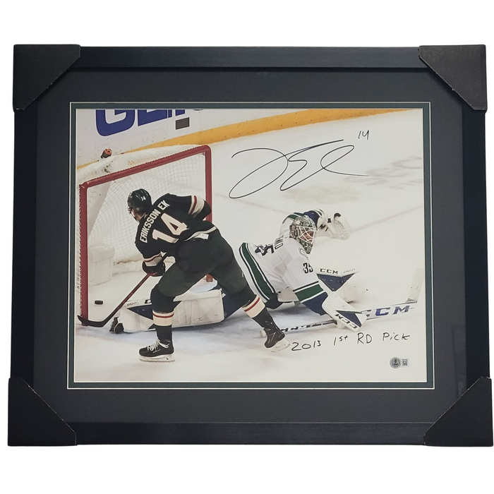 Joel Eriksson Ek Signed, Inscribed & Professionally Framed 16x20 Photo #5 w/ Inscription