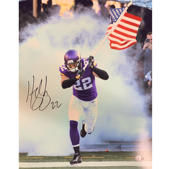 Harrison Smith Signed Flag Entrance 16x20 Photo