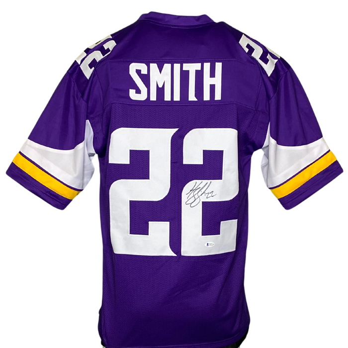 Harrison Smith Signed Purple Player Football Jersey
