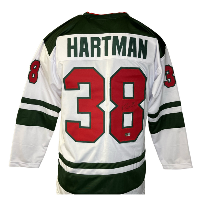 Ryan Hartman Signed White Player Hockey Jersey