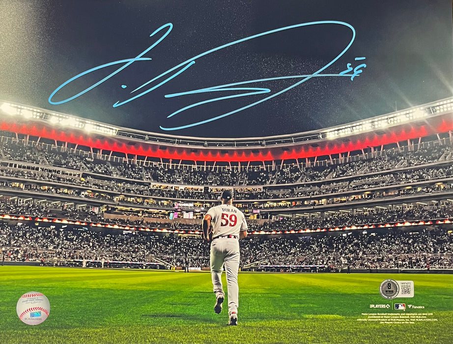 Jhoan Duran Signed 11x14 Photo #2