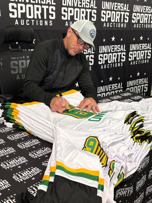 Mike Modano Signed White Player Hockey Jersey
