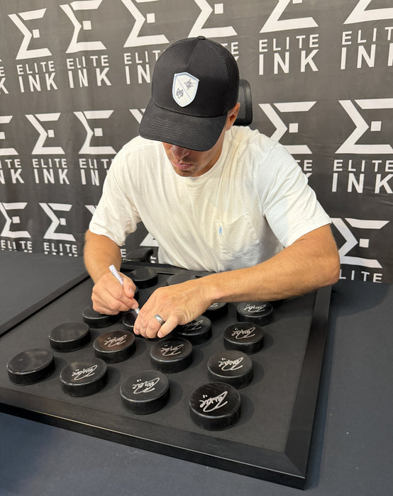 Zach Parise Signed Puck