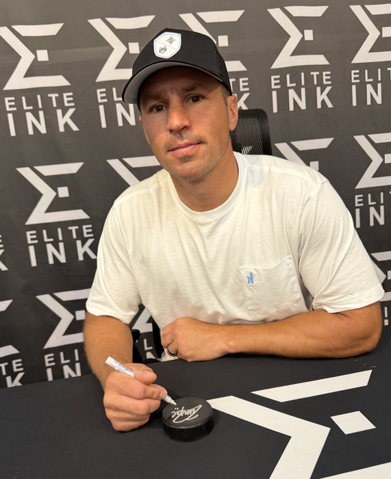 Zach Parise Signed Puck