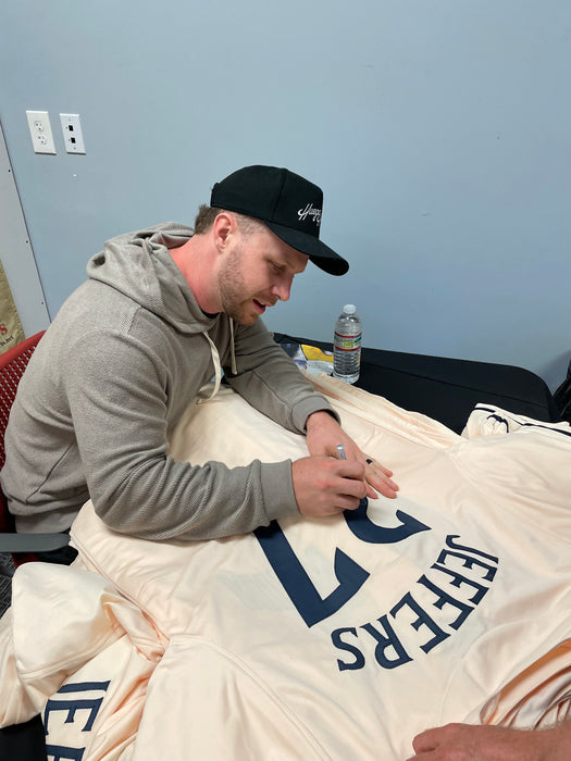 Ryan Jeffers Signed Player Cream Baseball Jersey