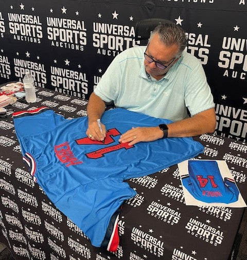 Kent Hrbek Signed Player Light Blue Jersey w/ Inscriptions