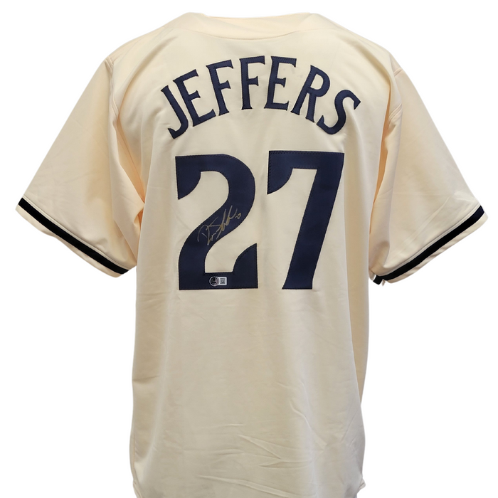 Ryan Jeffers Signed Player Cream Baseball Jersey
