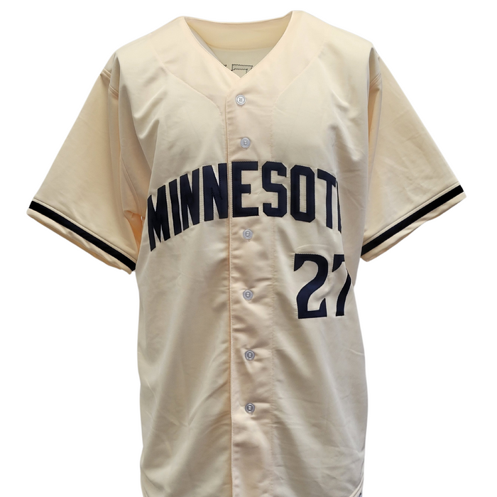 Ryan Jeffers Signed Player Cream Baseball Jersey