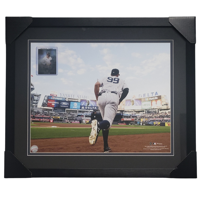 Aaron Judge Professionally Framed 16x20 Tribute Card Display
