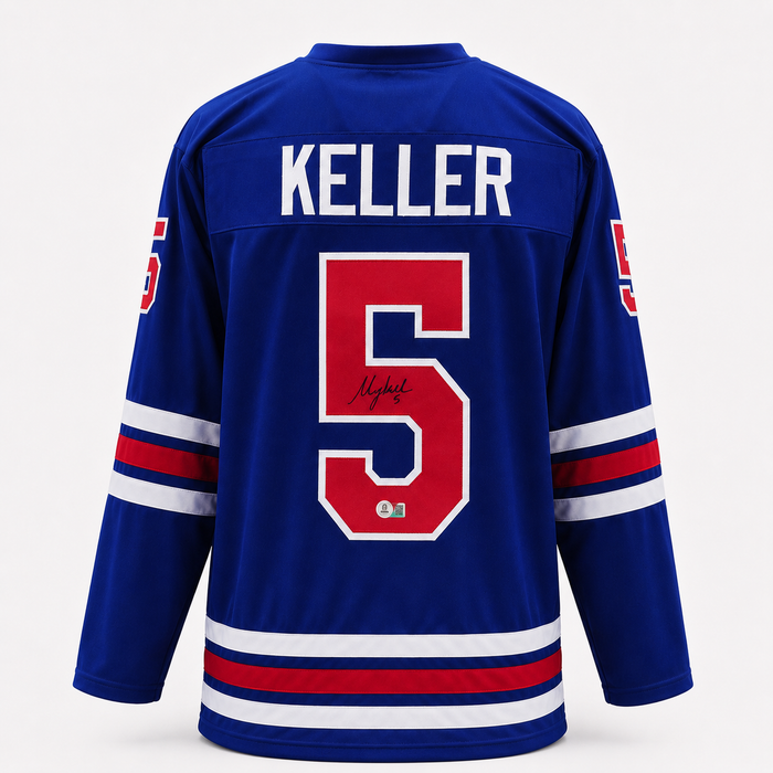 Megan Keller Signed Blue USA Player Hockey Jersey