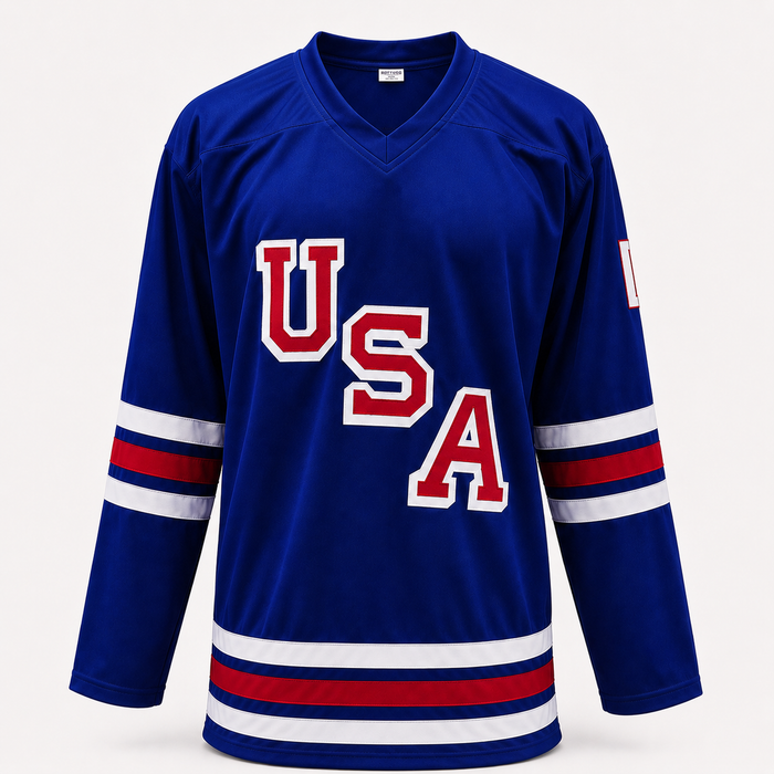 Megan Keller Signed Blue USA Player Hockey Jersey