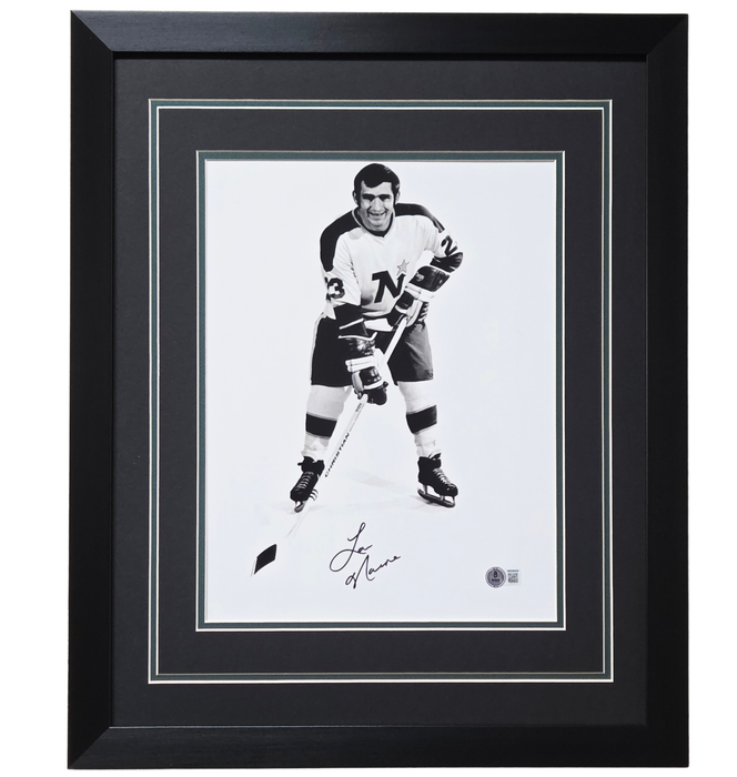 Lou Nanne Signed & Professionally Framed 11x14 Photo #1