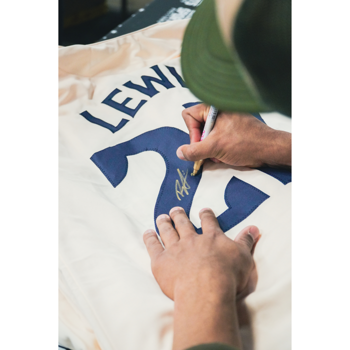 Royce Lewis Signed Player Cream Baseball Jersey