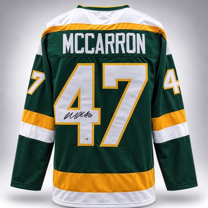Michael McCarron Signed Green Retro Player Hockey Jersey