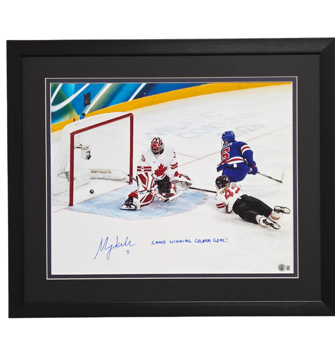 Megan Keller Signed & Professionally Framed 16x20 Photo w/ 'Game Winning Goal' Inscription