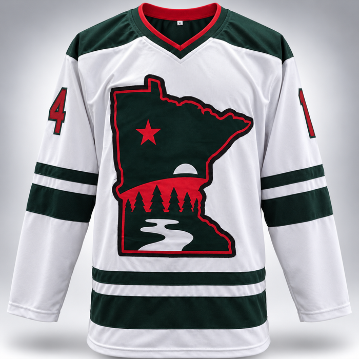 Jared Spurgeon Signed White Player Hockey Jersey