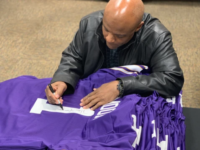 Warren Moon Purple Player Football Jersey