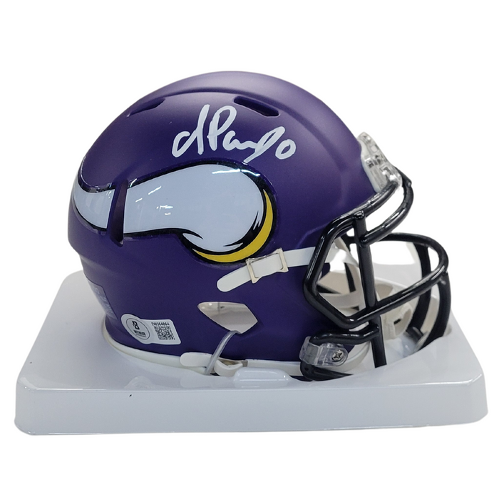 Ivan Pace Jr. Signed Vikings Replica Mini Helmet