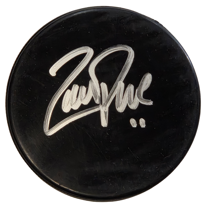 Zach Parise Signed Puck