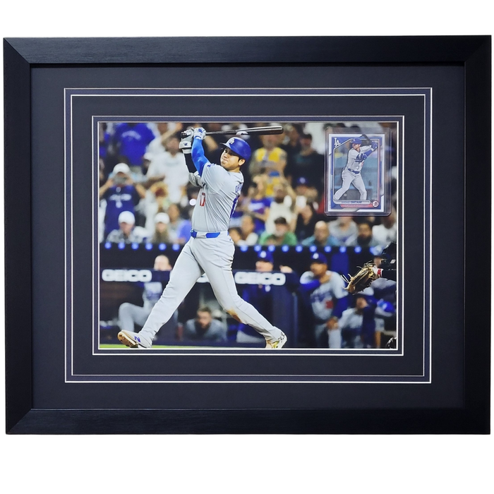 Shohei Ohtani Professionally Framed 11x14 Card Display