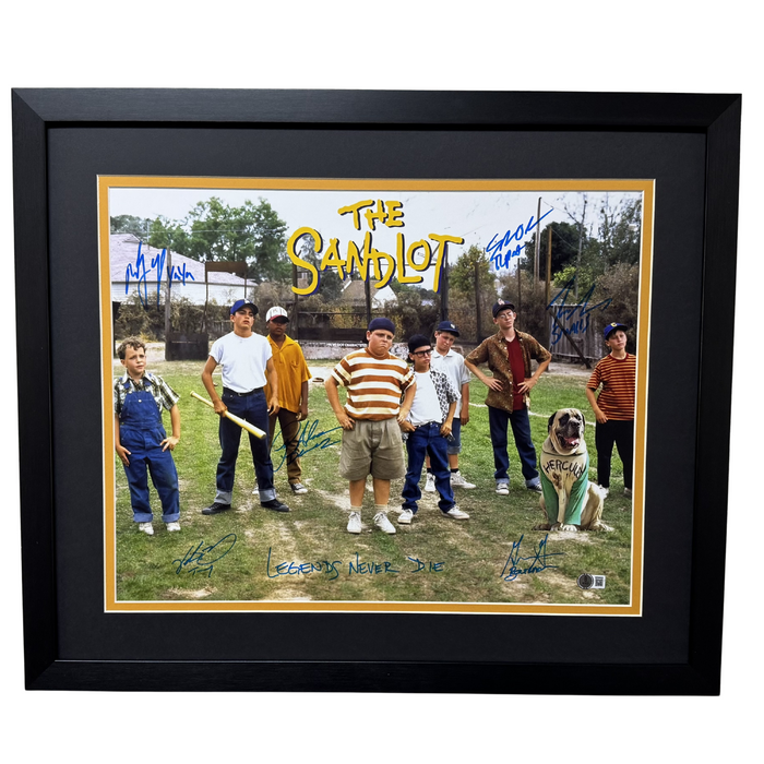 The Sandlot Cast Signed & Professionally Framed 16x20 Photo #1 w/ Inscription