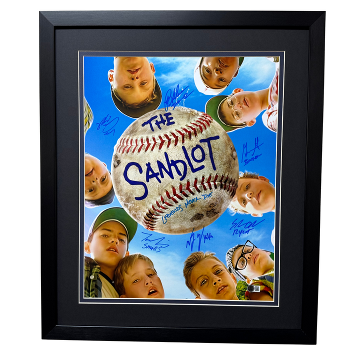 The Sandlot Signed & Professionally Framed 16x20 Photo #3 w/ Inscription