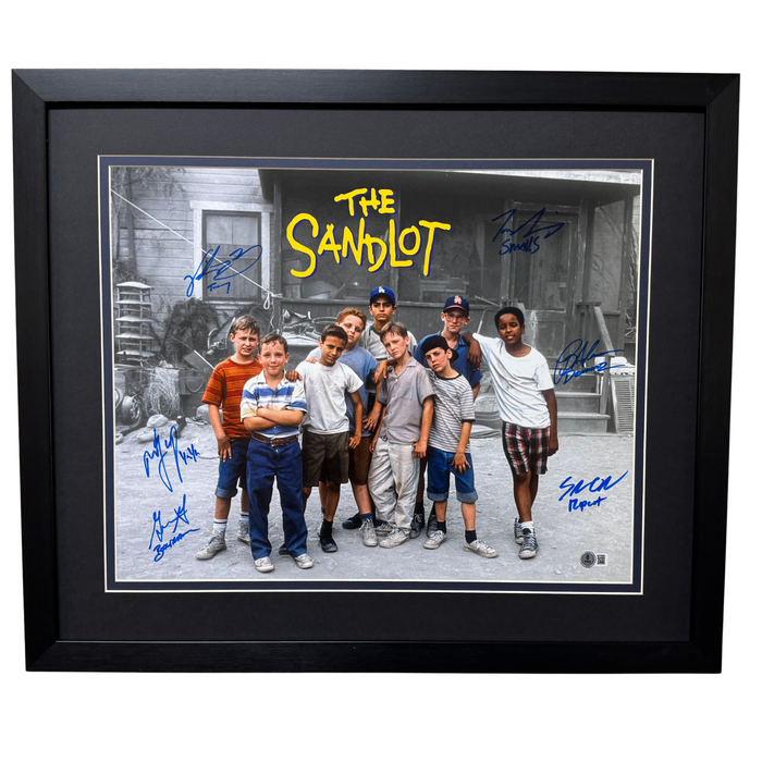 The Sandlot Cast Signed & Professionally Framed 16x20 Photo #2