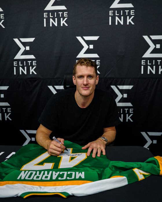 Michael McCarron Signed Green Retro Player Hockey Jersey