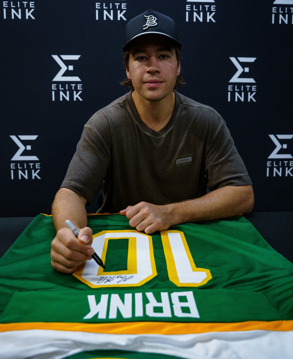 Bobby Brink Signed Green Retro Player Hockey Jersey